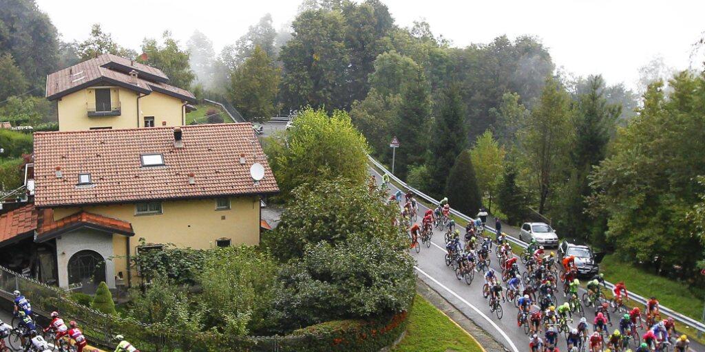 Einer von sechs Anstiegen: An der Lombardei-Rundfahrt müssen die Fahrer insgesamt 4000 Höhenmeter bewältigen Einer von sechs Anstiegen: An der Lombardei-Rundfahrt müssen die Fahrer insgesamt 4000 Höhenmeter bewältigen