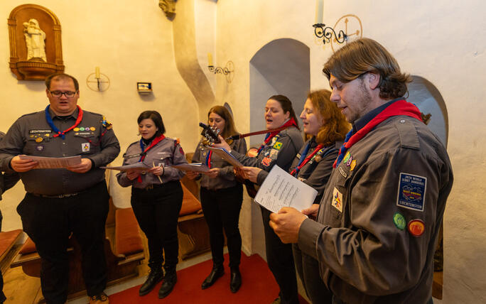 Friedenslicht 2025 in Liechtenstein (17.12.2025)