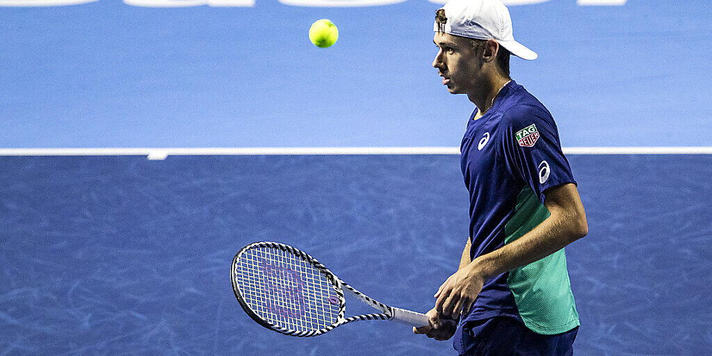 Der Australier Alex De Minaur im letztjährigen Swiss-Indoors-Final