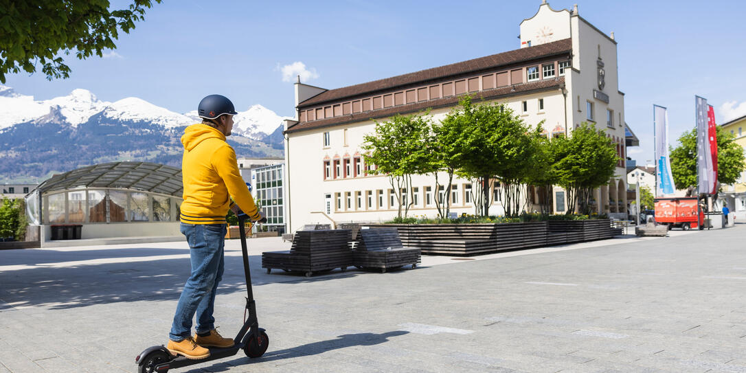 E-Scooter in Vaduz