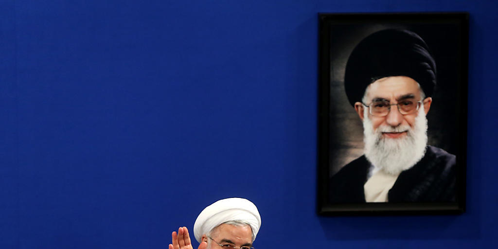 Der iranische Pr&auml;sident Hassan Ruhani: Nachdem die Blockade des Atomabkommens in den USA gescheitert ist, kann bald die Umsetzung beginnen. (Archivbild)