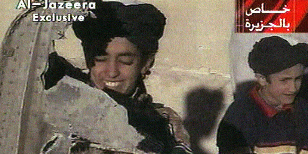 Aufnahme von Hamza bin Laden aus dem Jahr 2001. Heute ist er 30 Jahre alt. (Archivbild)