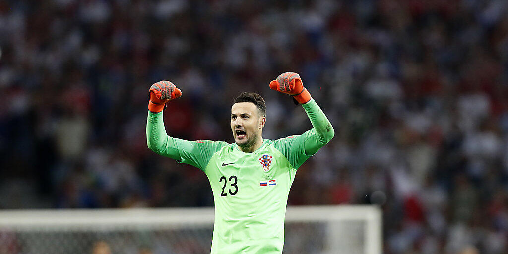 Danijel Subasic avancierte für Kroatien an der WM jeweils in den Penaltyschiessen zum Matchwinner