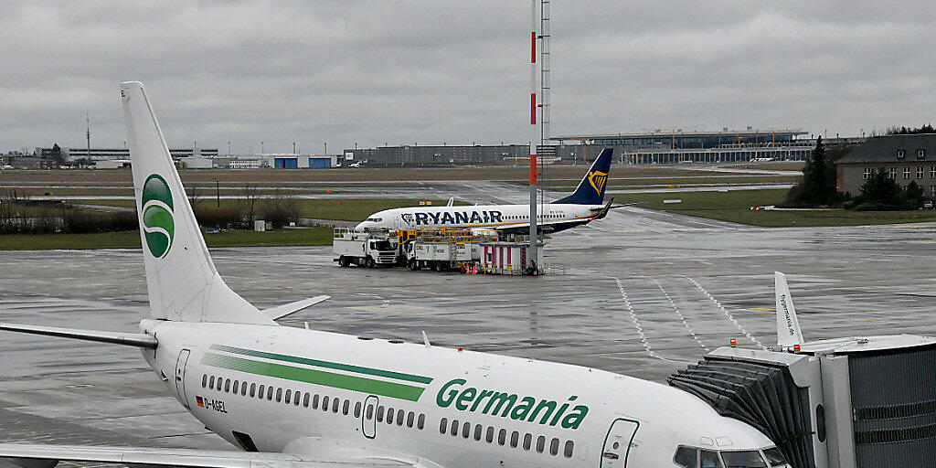Germania in Deutschland ist pleite - doch der Schweizer Ableger fliegt noch.