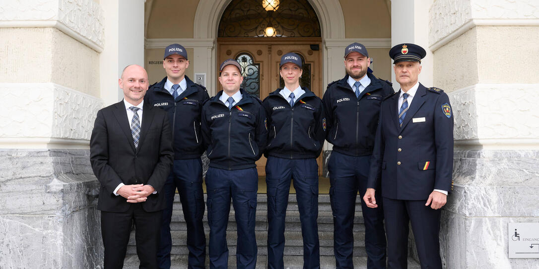 Feierliche Aufnahme Polizeiaspirantinnen und -aspiranten