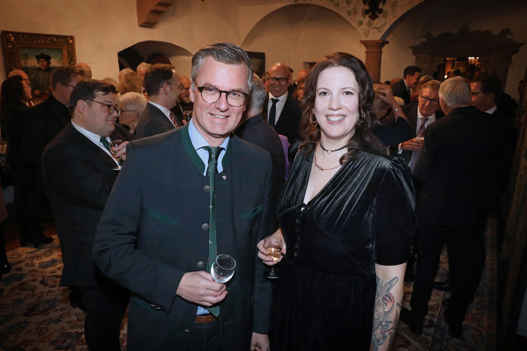 Neujahrsempfang auf Schloss Vaduz, Fürstentum Liechtenstein,am