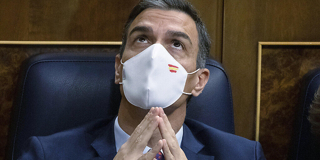 Pedro Sanchez, Ministerpräsident von Spanien, sitzt im Parlament. S Foto: Pablo Blazquez Dominguez/POOL Getty/dpa Pedro Sanchez, Ministerpräsident von Spanien, sitzt im Parlament. S Foto: Pablo Blazquez Dominguez/POOL Getty/dpa