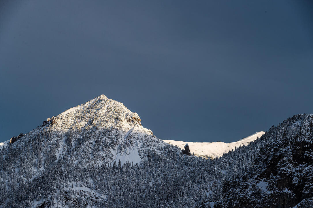 Erster Schnee in Liechtenstein