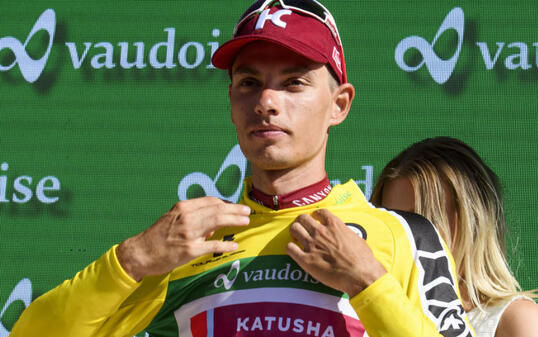 Simon Spilak - der Gesamtsieger der Tour de Suisse