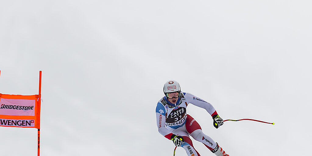 Der Berner Lars Rösti fliegt in Val di Fassa zu Abfahrtsgold bei den Junioren (Archivbild) Der Berner Lars Rösti fliegt in Val di Fassa zu Abfahrtsgold bei den Junioren (Archivbild)