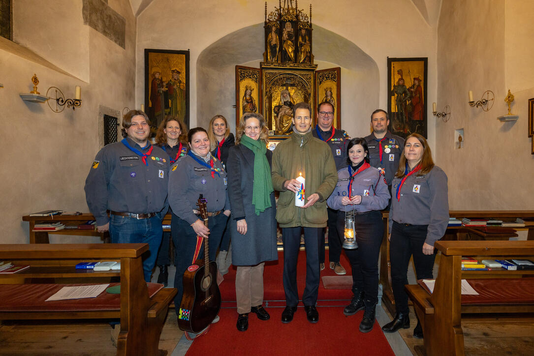 Friedenslicht 2025 in Liechtenstein (17.12.2025)