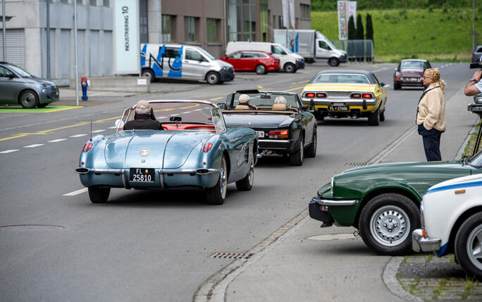 Oldtimer-4-L&auml;ndertreffen, in Ruggell (09.05.2026)