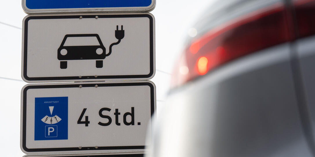Parkplatz Elektroauto