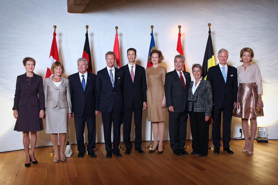 Treffen der Staatsoberhäupter von Luxemburg, Österreich, Deuts