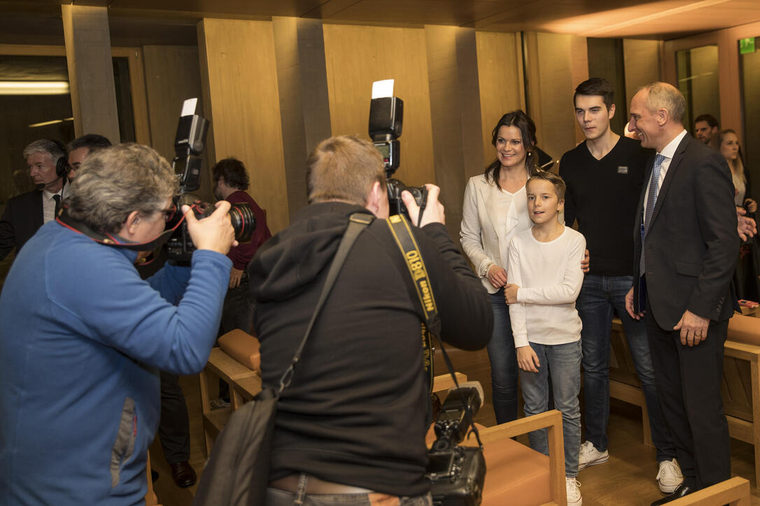 Landtagswahlen Elefantenrunde in Vaduz
