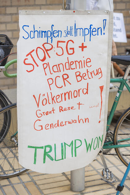 Corona Demo in Vaduz