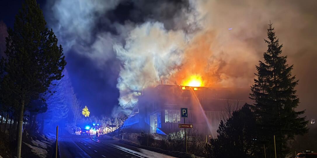 Das Heizwerk Malbun brennt