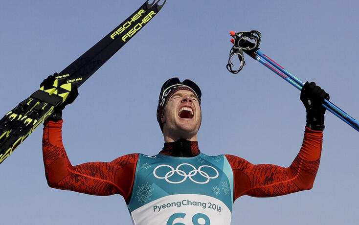 Amtierender Olympiasieger &uuml;ber 15 km: Dario Cologna war in Pyeongchang nicht zu schlagen