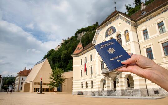Reisepass F&uuml;rstentum Liechtenstein