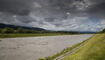 Hochwasser Rhein in Vaduz