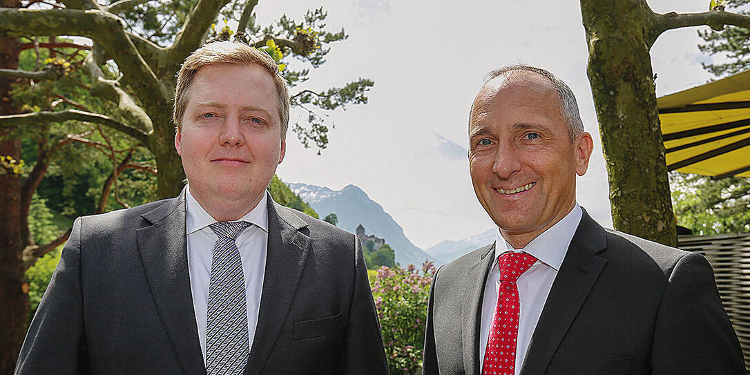 Besuch von Sigmundur David Gunnlaugsson, Premierminister der Republik Island in Liechtenstein Besuch von Sigmundur David Gunnlaugsson, Premierminister der Republik Island in Liechtenstein