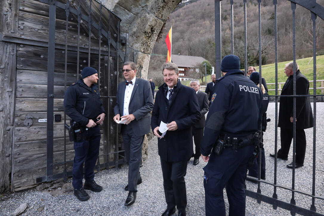 Neujahrsempfang für das diplomatische Corps auf Schloss Vaduz