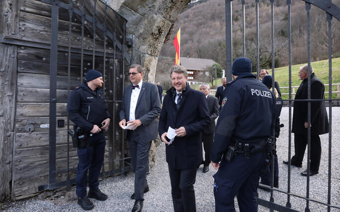 Neujahrsempfang für das diplomatische Corps auf Schloss Vaduz