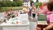 Brunnenhock beim Buurabrunna in Mauren.
