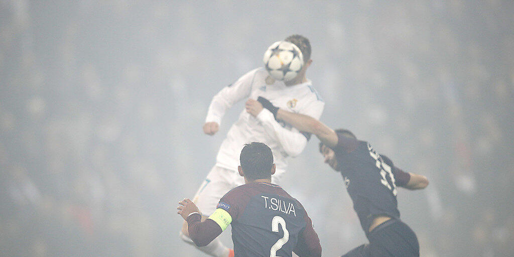 Die entscheidende Szene: Cristiano Ronaldo hat die Lufthoheit und nickt zum Führungstreffer ein.
