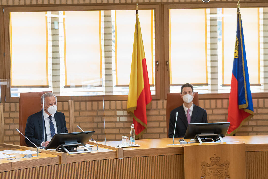 Landtagseröffnung 2021 in Vaduz