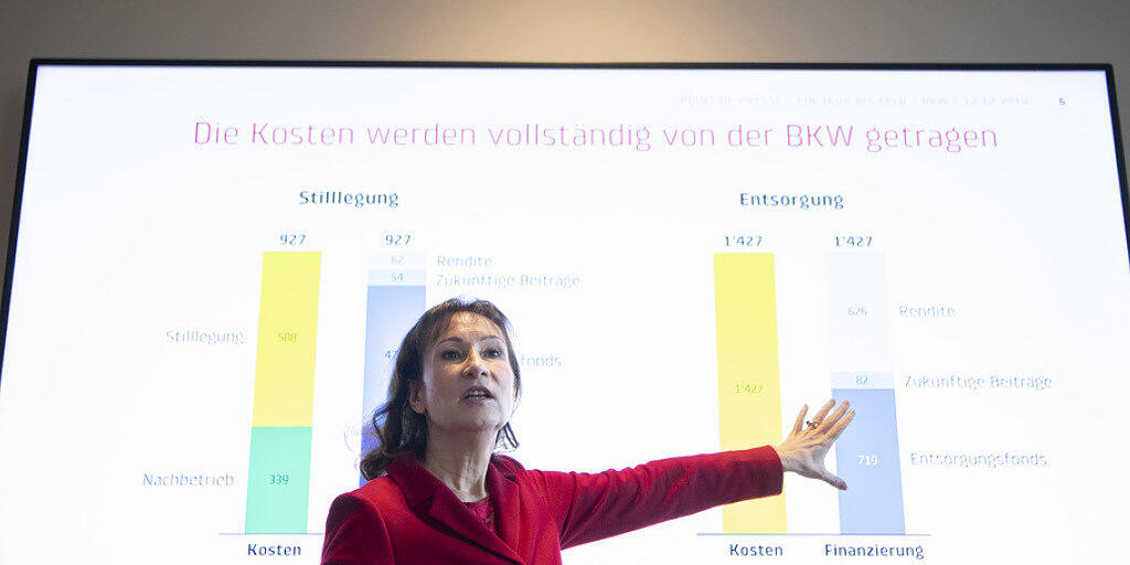 Sieht der Stilllegung des Atomkraftwerks Mühleberg zuversichtlich entgegen: BKW-Chefin Suzanne Thoma.