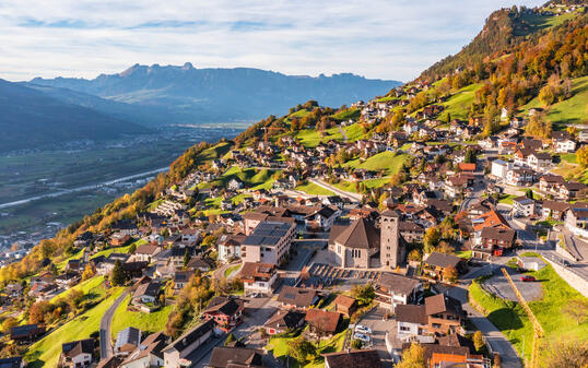 Herbststimmung in Triesenberg