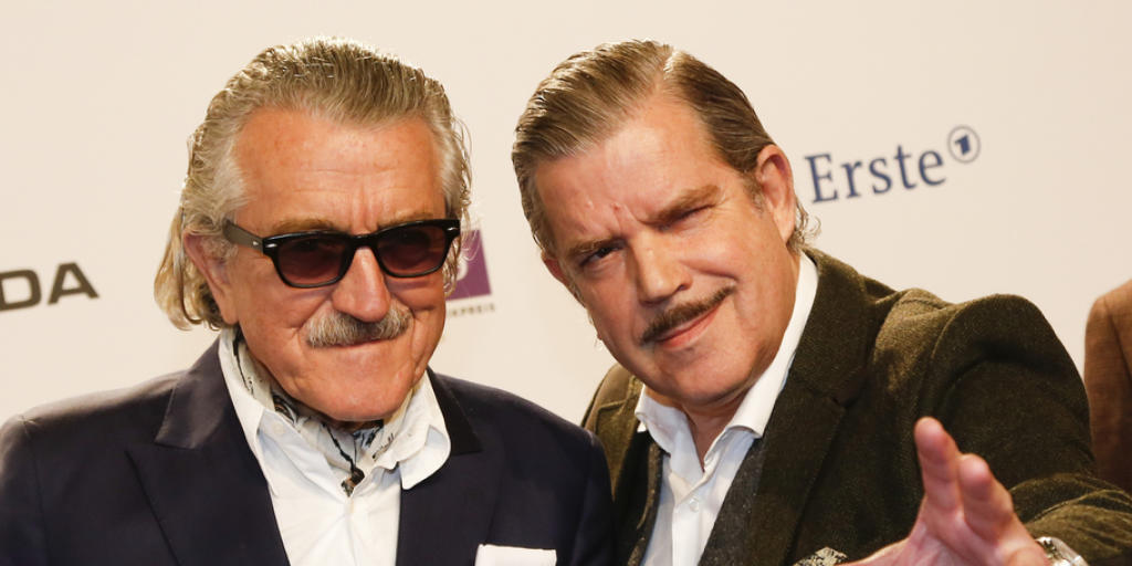 Dieter Meier (l.) und Boris Blank vom Elektro-Pop-Duo Yello treten Ende 2017 nach fast 40-jähriger Bandgeschichte erstmals in der Schweiz auf. (Archivbild) Dieter Meier (l.) und Boris Blank vom Elektro-Pop-Duo Yello treten Ende 2017 nach fast 40-jähriger Bandgeschichte erstmals in der Schweiz auf. (Archivbild)