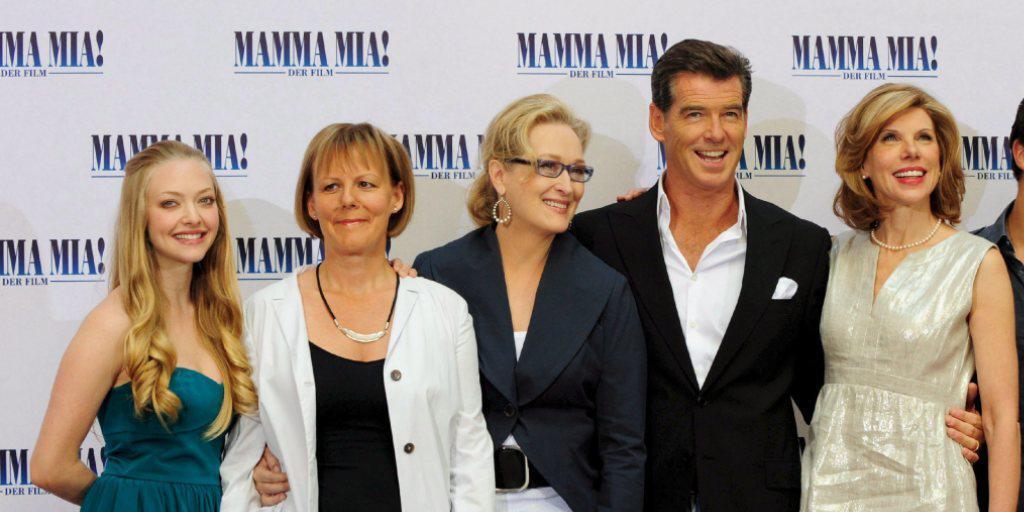 Amanda Seyfried (l) 2008 mit dem Rest des "Mamma Mia!"-Originalcasts. Für einen zweiten Teil wäre Seyfried zu haben. (Archivbild) Amanda Seyfried (l) 2008 mit dem Rest des "Mamma Mia!"-Originalcasts. Für einen zweiten Teil wäre Seyfried zu haben. (Archivbild)