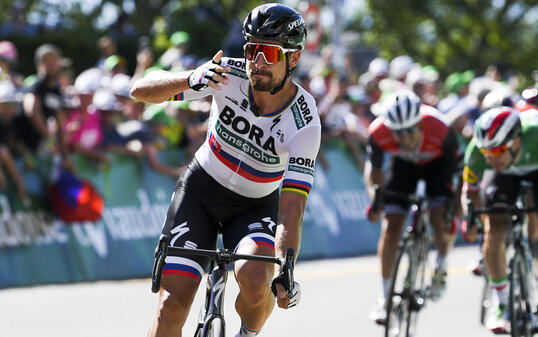 Rekord mit Sprintsieg ausgebaut: Peter Sagan feierte in Murten seinen 17. Etappenerfolg im Rahmen der Tour de Suisse