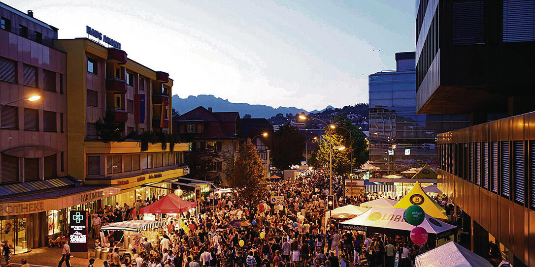 Staatsfeiertag Liechtenstein, Fürstenfest, Städtle Vaduz