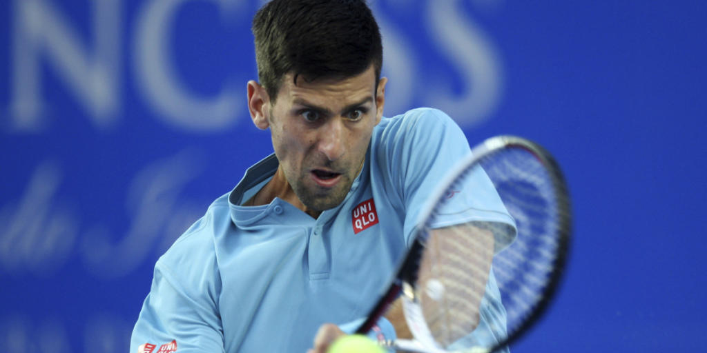 Novak Djokovic musste im Match gegen Juan Martin Del Potro alles geben