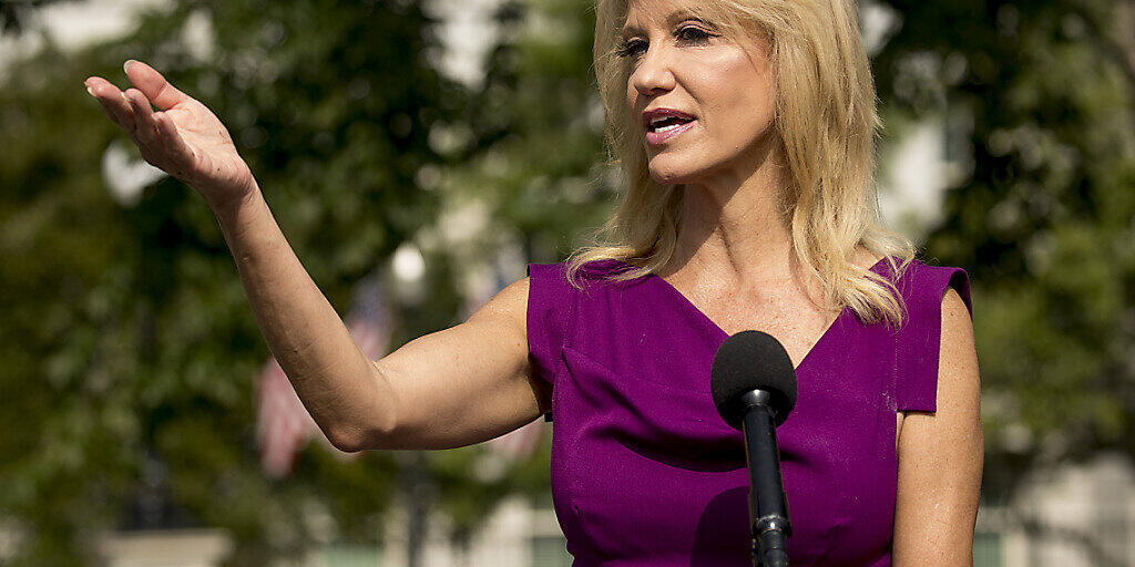 ARCHIV - Kellyanne Conway, die frühere hochrangige Beraterin von US-Präsident Donald Trump, hat sich mit dem Coronavirus angesteckt. Foto: Andrew Harnik/AP/dpa ARCHIV - Kellyanne Conway, die frühere hochrangige Beraterin von US-Präsident Donald Trump, hat sich mit dem Coronavirus angesteckt. Foto: Andrew Harnik/AP/dpa