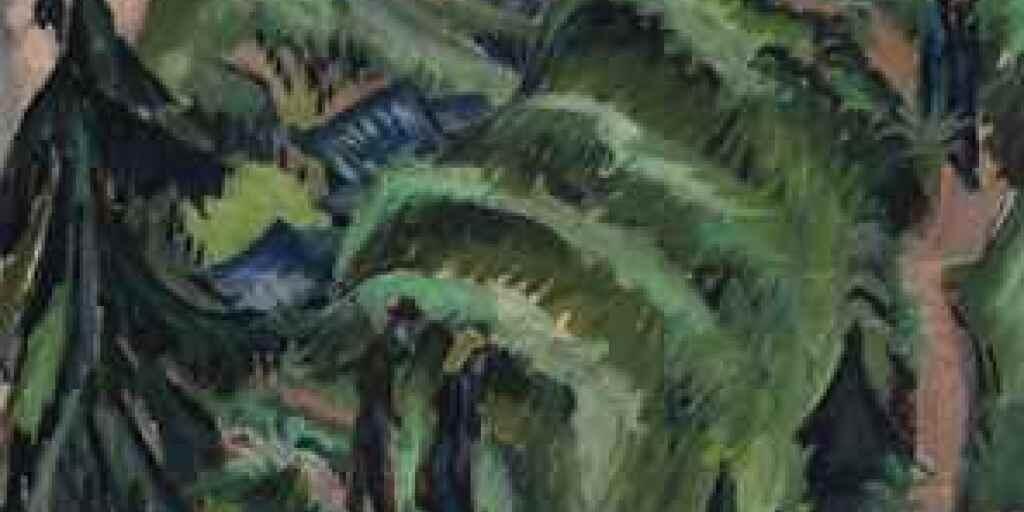 "Stafelalp mit Amselfluh" von Ernst Ludwig Kirchner. "Stafelalp mit Amselfluh" von Ernst Ludwig Kirchner.