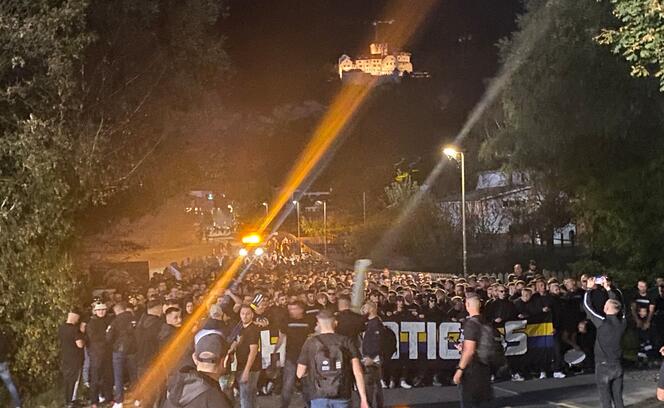 Noch ein Bild vom Fanmarsch