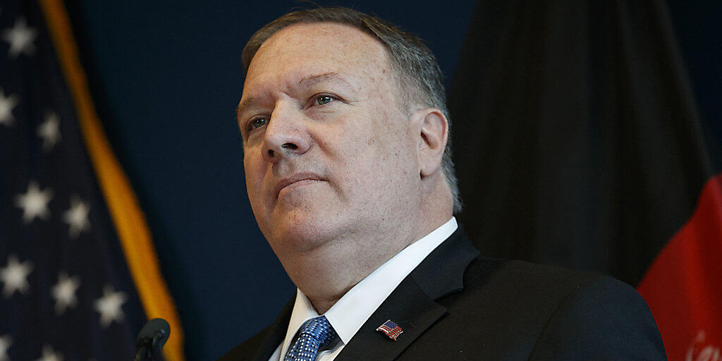 US-Aussenminister Mike Pompeo besuchte am Dienstag überraschend die afghanische Hauptstadt Kabul. Die USA wollen bis Ende August ein Friedensabkommen mit den radikalislamischen Taliban erreichen.