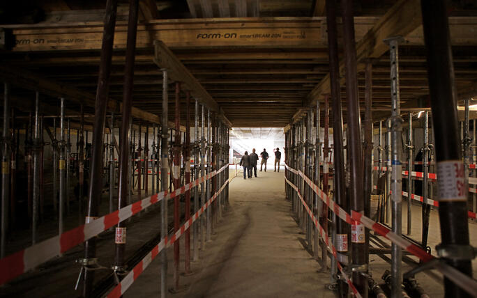 Tag der offenen Baustelle Kindergarten und Doppelturnhalle in Ma