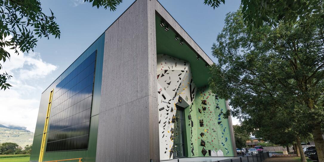 Kletterhalle Rhiblok in Vaduz