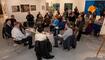 Diskussionsrunde im Rahmen der Ausstellung "Form-Farbe-Fläche"