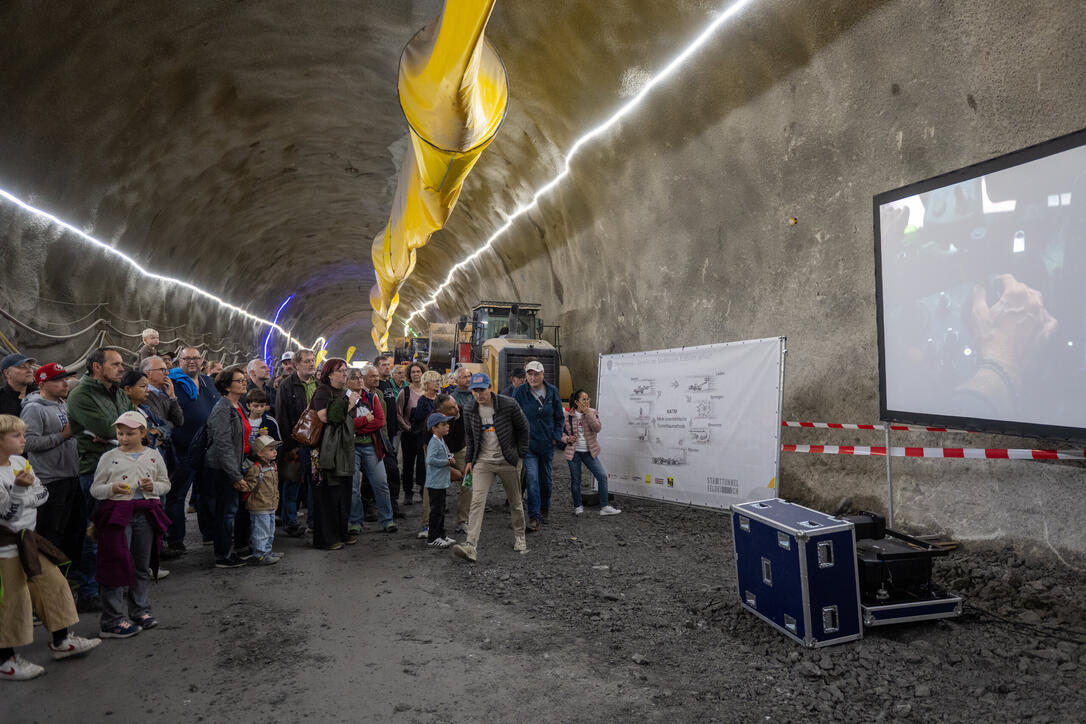 Stadttunnel Feldkirch - Tag der offenen Baustelle