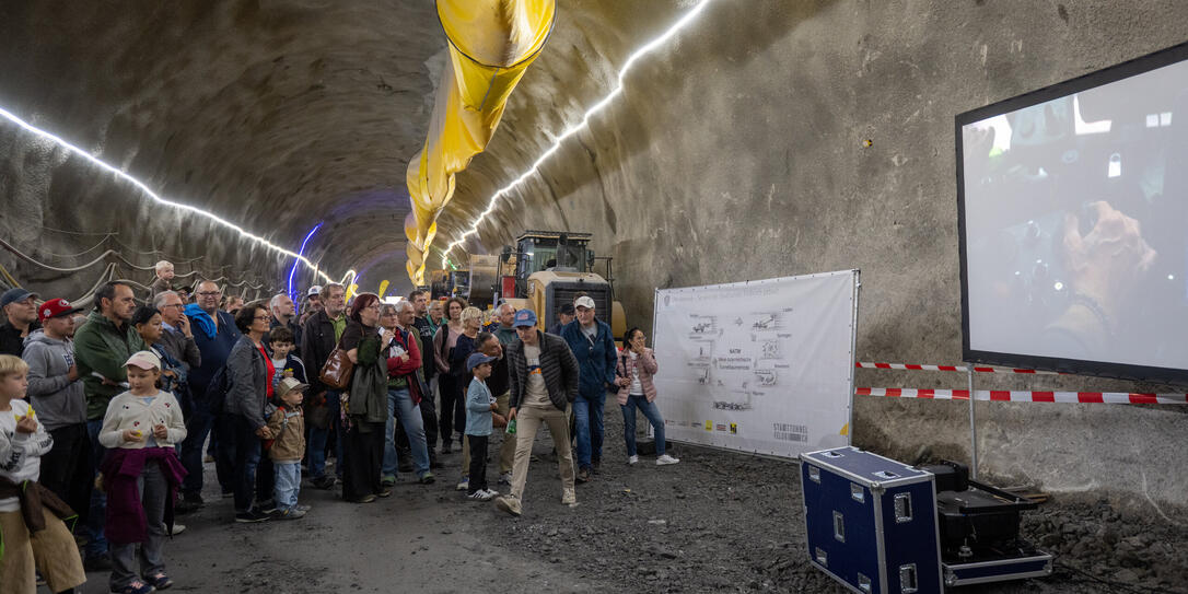 Stadttunnel Feldkirch - Tag der offenen Baustelle