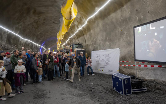 Stadttunnel Feldkirch - Tag der offenen Baustelle
