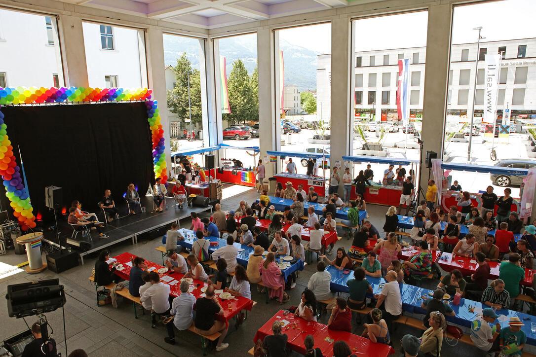 «PRIDE»: erste Pride in Liechtenstein, organisiert vom Verein