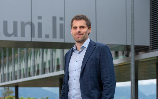 Freitagsgespräch WR mit Christian Frommelt, neuer Rektor Universität Liechtenstein, Vaduz