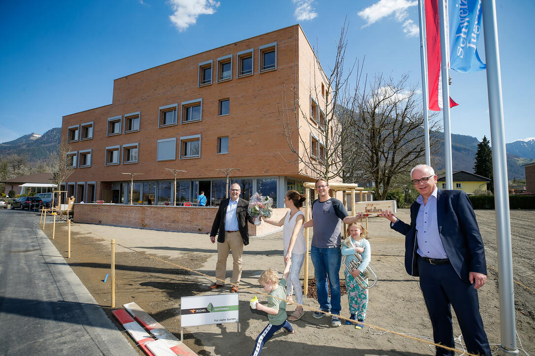Liechtenstein Schaan Vaduz Neueroeffnung Jugendherberge